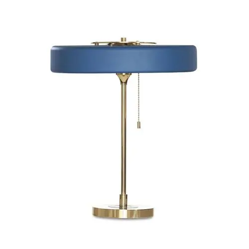 Bert Frank Revolve Tafellamp - Messing - Blauw Favoriet