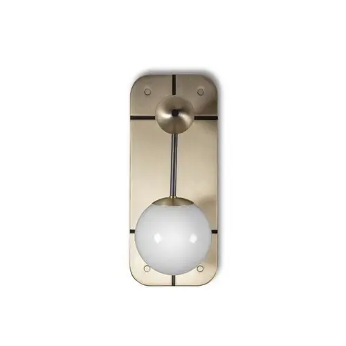 Veilige Betaling Bert Frank Rift Wandlamp - Messing