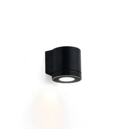 Wever Ducre Tube Wall 1.0 PAR16 Wandlamp - Zwart Superprijs