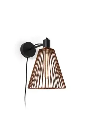 Wever Ducre Wiro Cone 1.1 Wandlamp - Roest - met stekker Gratis Retour