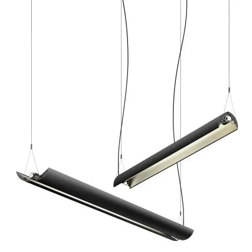 Populair Belux Updown Hanglamp - Zwart - 126 cm