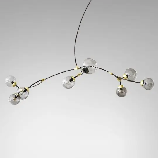 CTO Lighting Ivy 8 Hanglamp - Rookgrijs Rechtstreeks Van De Fabrikant