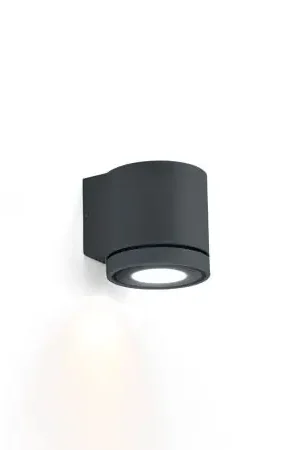 Wever Ducre Tube Wall 1.0 LED Wandlamp - Donkergrijs Veilige Betaling