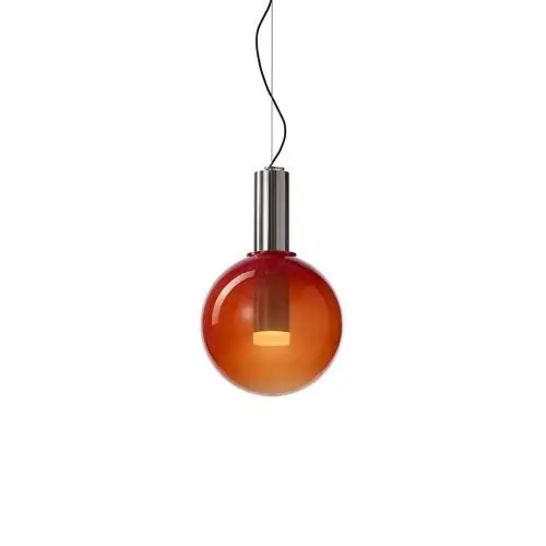 Favoriet Bomma Phenomena Hanglamp - Small Ball - Rood - Zilver