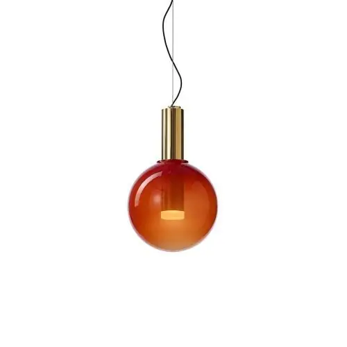 Nieuw Bomma Phenomena Hanglamp - Small Ball - Rood - Goud