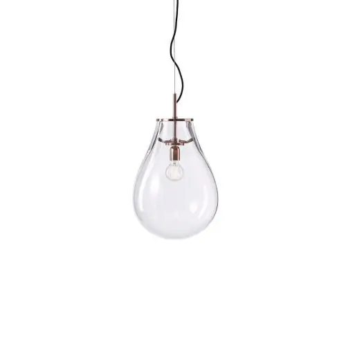 Bomma Tim Small Hanglamp - Transparant - Koper Snelle Levering