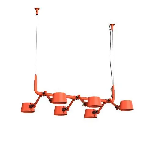 Laatste Kans Tonone Bolt 6-pack Pendant Hanglamp - Oranje