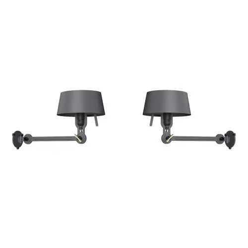 Favoriet Tonone Bolt Bed Underfit Install Wandlamp Set van 2 - Donkergrijs