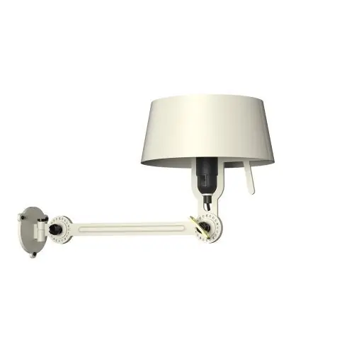 Tonone Bolt Bed Underfit met stekker Mirror Wandlamp - Lichtgrijs Flitsaanbieding