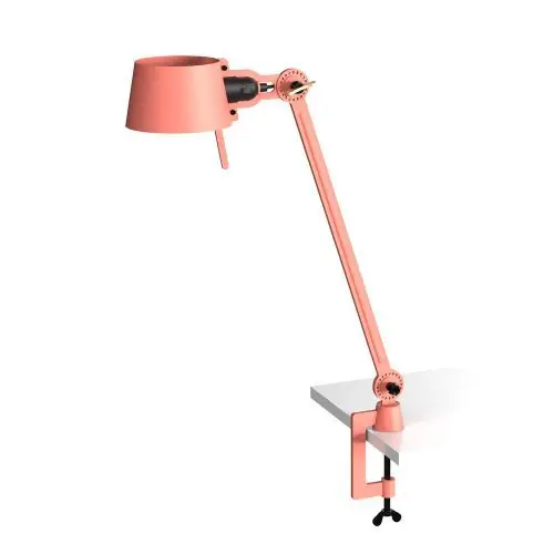 Korting Tonone Bolt Desk 1 arm met tafelklem Tafellamp - Roze