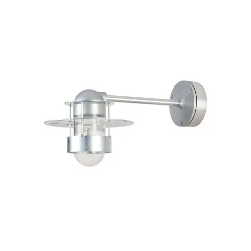 Louis Poulsen Albertslund Wall Long Wandlamp - Deels Mat glas - Gegalvaniseerd Direct Verzonden