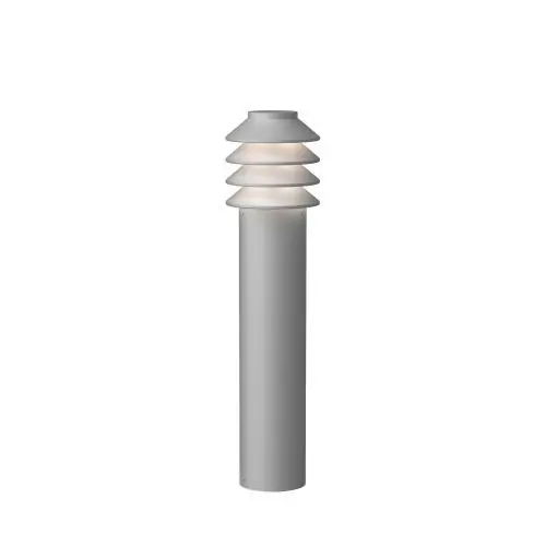Louis Poulsen Bysted Garden Long Vloerlamp - 2700K Grondanker met adapter - Aluminium Bestseller