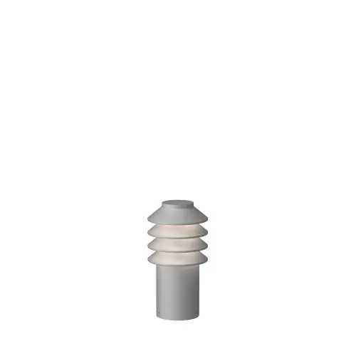 Hoge Kwaliteit Louis Poulsen Bysted Garden Short Vloerlamp - 2700K Grondpin zonder adapter, met connector - Aluminium
