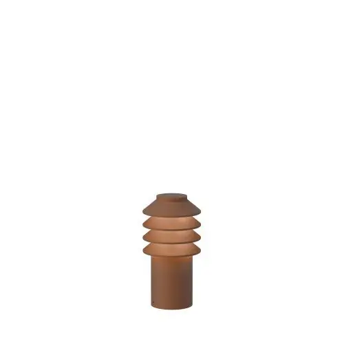 Speciale Aanbieding Louis Poulsen Bysted Garden Short Vloerlamp - 3000K Grondpin zonder adapter, met connector - Bruin