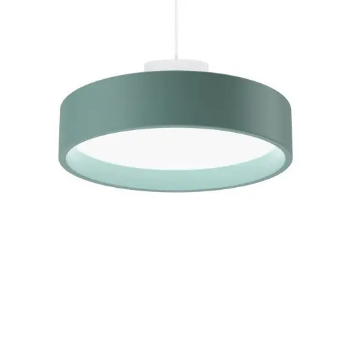 Meest Verkocht Louis Poulsen Circle Suspend 260 Hanglamp - 3000K Opaal Dali - Licht Petroleum