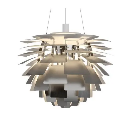 Lage Prijs Louis Poulsen PH Artichoke 720 Hanglamp - 3000K Dali - int. driver - RVS