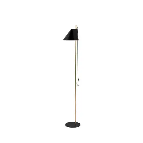 Louis Poulsen Yuh Vloerlamp - 2700K - Zwart/messing Op = Op