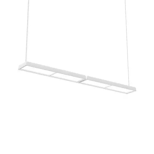 Nieuw Louis Poulsen Slim Box Suspended Double Hanglamp - 3000K 5051lm Dali - Micro Prismatic - Wit