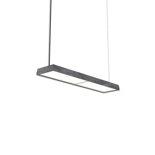 Louis Poulsen Slim Box Suspended Single Hanglamp - 3000K 3165lm Wireless Bluetooth - Opal - Aluminium Must-Have