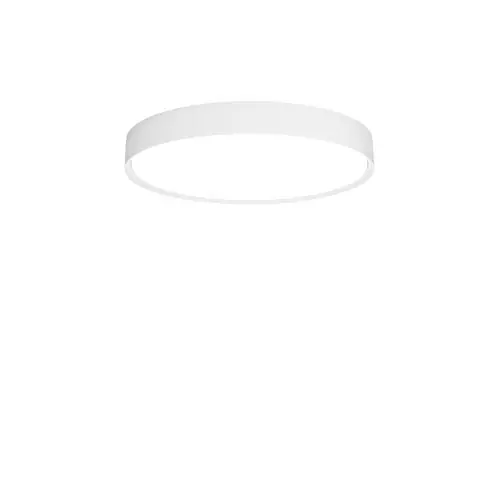 Laatste Kans Louis Poulsen Slim Round 440 Semi-recessed Plafondlamp - 3000K 3912lm Dali High Output - Opal - Wit