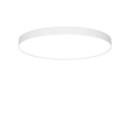 Merkproduct Louis Poulsen Slim Round 680 Surface Mounted Plafondlamp - 3000K 6262lm Dali - Opal - Wit