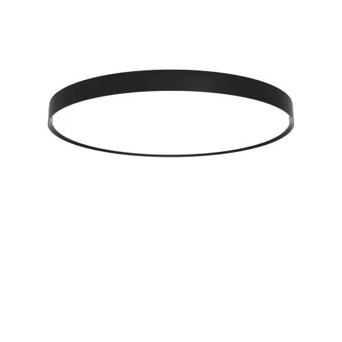 Louis Poulsen Slim Round 680 Surface Mounted Plafondlamp - 3000K 5861lm Dali - Opal - Zwart Bestel Nu