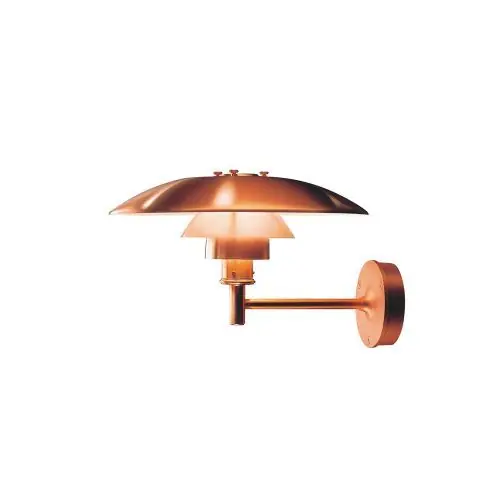 Koopje Louis Poulsen PH Wandlamp - Zonder kabelgaten zijkant - Koper