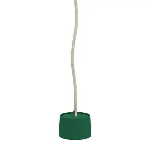 Ethimo Gaia Oplaadbare Hanglamp - Teak - Biliardo - Groen Direct Verzonden