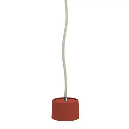 Lage Kosten Ethimo Gaia Oplaadbare Hanglamp - Teak - Lacca - Rood