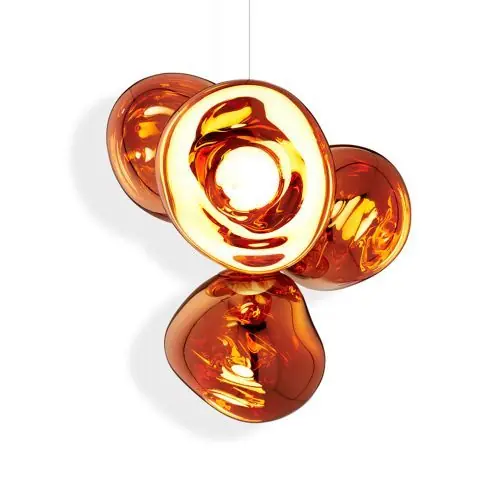 Tom Dixon Melt Small Chandelier LED Hanglamp - Koper Tijdelijk Beschikbaar