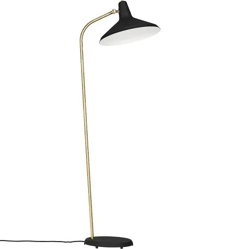 Gubi G-10 Vloerlamp - Messing & Zwart Gratis Retour