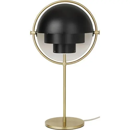 Shop Nu Gubi Multi-Lite Tafellamp - Messing & Mat zwart