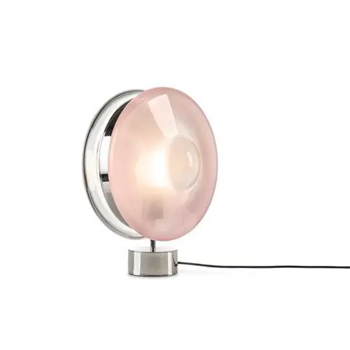 Veilige Betaling Bomma Orbital Tafellamp - Venus roze - Zilver