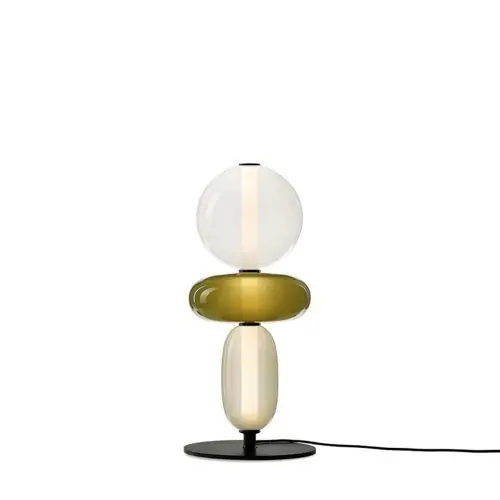 Voordeelprijs Bomma Pebbles Small Vloerlamp - Configuratie 3 - Wit - groen