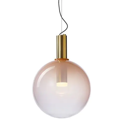 Veilige Betaling Bomma Phenomena Hanglamp - Large Ball - Flamingo roze - goud