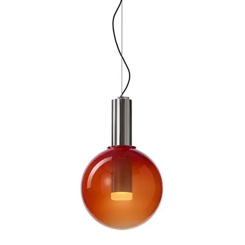 Bestseller Bomma Phenomena Hanglamp - Small Ball - Ferrari rood - zilver