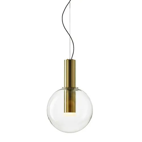 Bomma Phenomena Hanglamp - Small Ball - Helder - geborsteld goud Superprijs