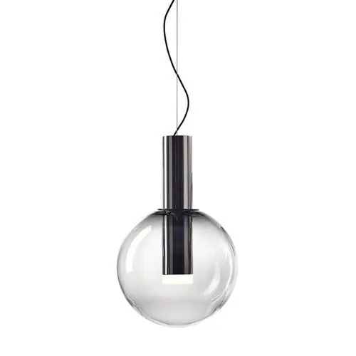 Seizoensaanbieding Bomma Phenomena Hanglamp - Small Ball - Rook grijs - zilver