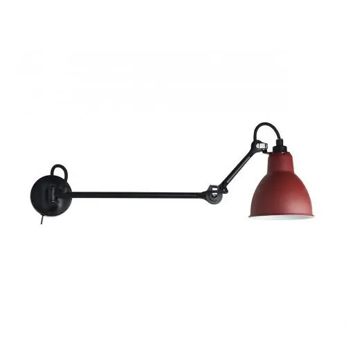 DCW Editions Lampe Gras N204 L 40 Round Wandlamp - Rood Goedkoop
