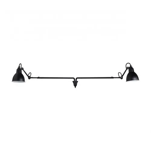 Op = Op DCW Editions Lampe Gras N213 Double Round Wandlamp - Zwart