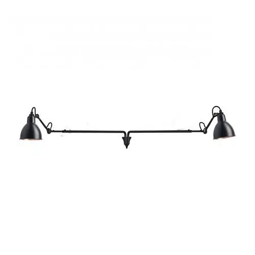 Voordeelprijs DCW Editions Lampe Gras N213 Double Round Wandlamp - Zwart/koper