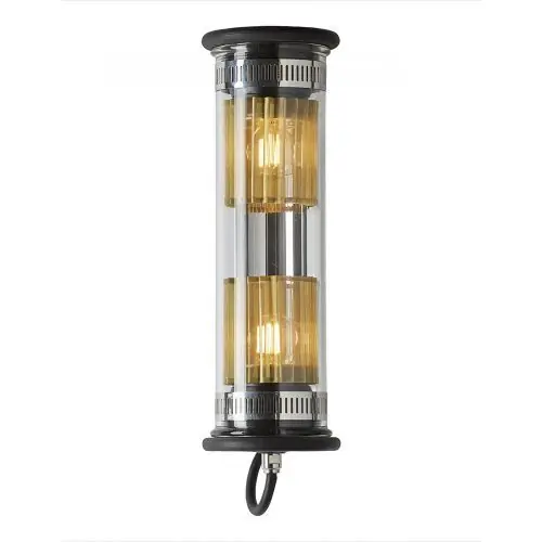 DCW Editions In The Tube 100-350 Wandlamp - Zilver - Gouden mesh - Zwarte stop Shop Nu