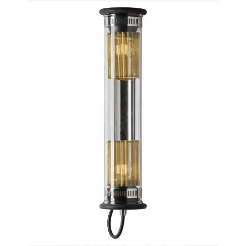 Beperkt Aanbod DCW Editions In The Tube 100-500 Wandlamp - Zilver - Gouden mesh - Zwarte stop