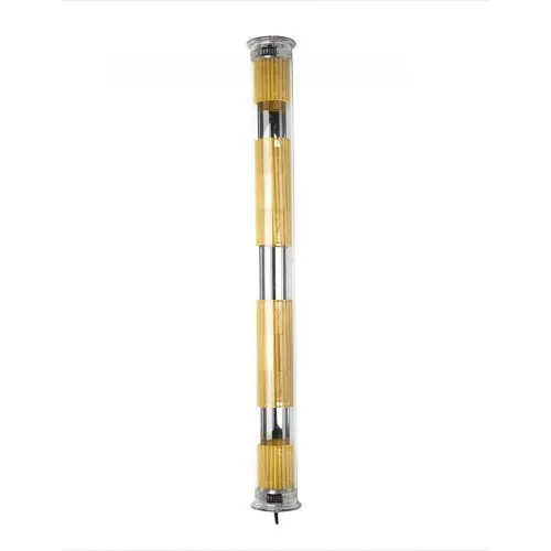 Hoge Kwaliteit DCW Editions In The Tube 120-1300 Wandlamp - Zilver - Gouden mesh - Transparante stop