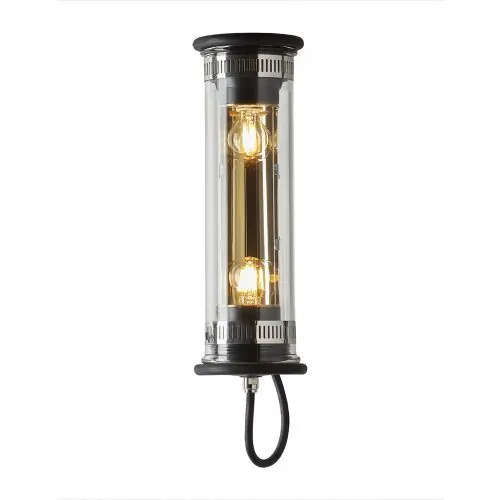 Direct Beschikbaar DCW Editions In The Tube 100-350 Wandlamp - Goud - Zonder mesh - Zwarte stop