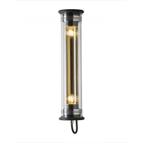 Laatste Kans DCW Editions In The Tube 100-500 Wandlamp - Goud - Zonder mesh - Zwarte stop