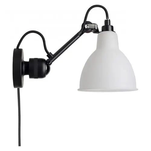 Tijdelijk Beschikbaar DCW Editions Lampe Gras N304 - Met snoer - Wit kunststof