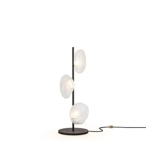 Bocci 73.3 Short Vloerlamp - Transparant - Zwarte base Beperkte Voorraad