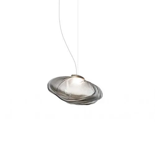 Bocci 73.1 Semi-Rigid Hanglamp - Lichtgrijs - 40 mm plafondkapje Laatste Versie