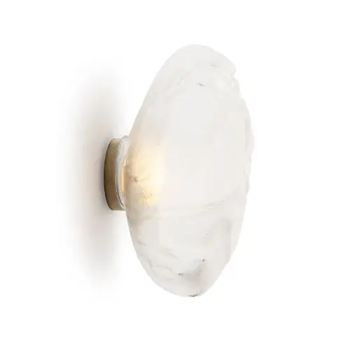 Merkproduct Bocci 73s Brass Wandlamp - Transparant